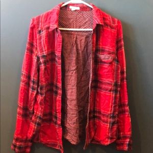 Flannel red shirt